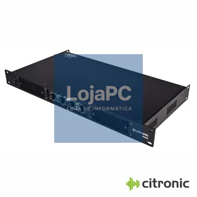 Amplificador Áudio 19" 4x200W 4 Canais CITRONIC