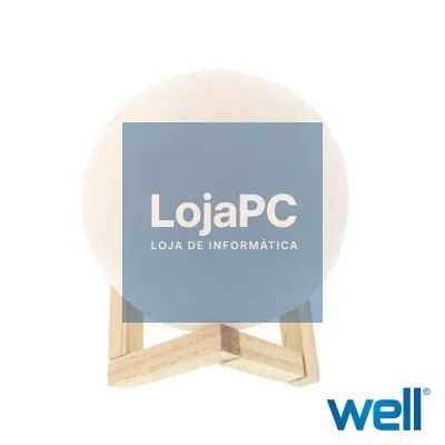 Candeeiro LED RGB Lua 7 Cores WELL
