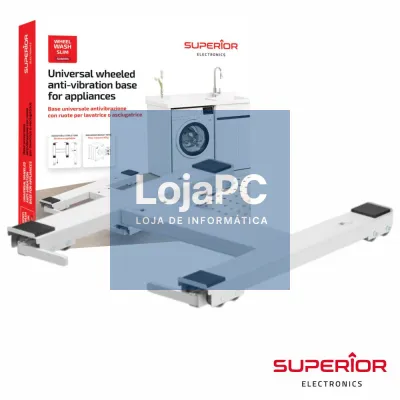 Suporte C/ Rodas P/ Máquina Lavar/Secar Roupa 90kg 37~62cm²