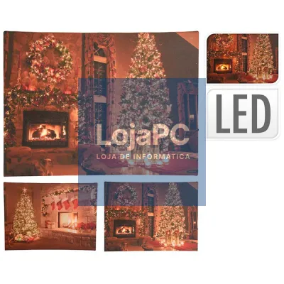 Quadro C/ LED Decorativo Modelo Chaminé 28x38cm