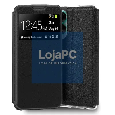 COOL Flip Cover for Oppo A78 4G Smooth Black