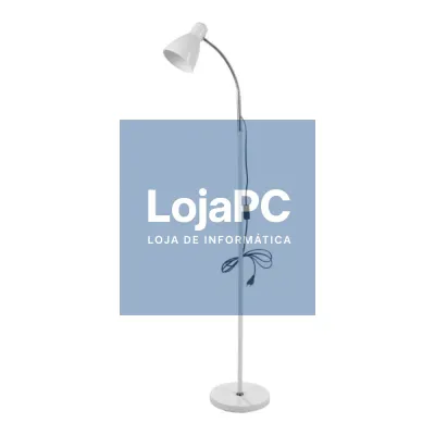 Candeeiro de Pé LED 20W 160cm Branco VIRONE