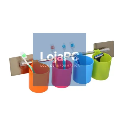 Conjunto De Copos Porta Escovas de Dentes