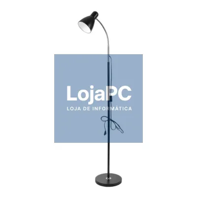 Candeeiro de Pé LED 20W 160cm Preto VIRONE