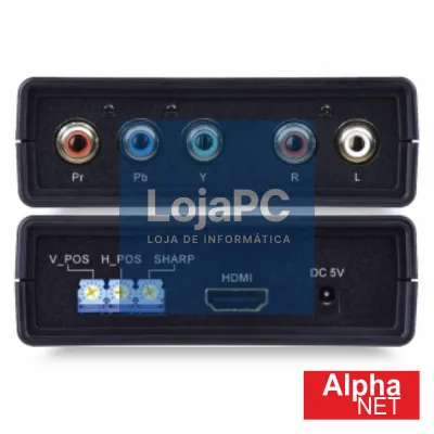 DISTRIBUIDOR COMPONENTES + ÁUDIO P/ HDMI ALPHANET