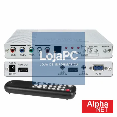 DISTRIBUIDOR COMUTADOR COMPONENTES/HDMI P/ HDMI ALPHANET