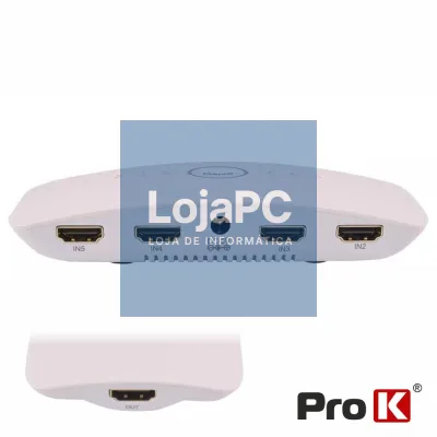 Distribuidor Comutador HDMI 4 Entradas 1 Saída 4K PROK