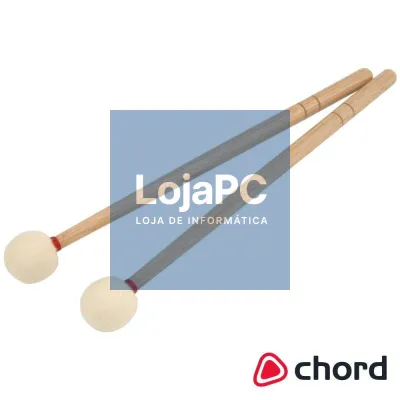 Baquetas Para Percussão Ponta Feltro Médio Oak CHORD