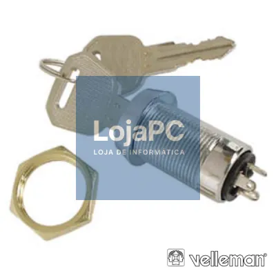 INTERRUPTOR C/ CHAVES 1P ON-ON SPDT VELLEMAN