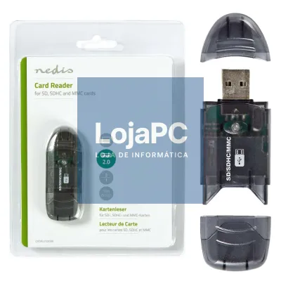 LEITOR CARTÕES DE MEMÓRIA SD / SDHC / MMC / USB