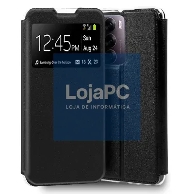 COOL Flip Cover for Oppo Reno 12 Pro 5G Smooth Black