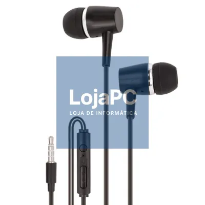 Auscultadores Stereo C/ Fios C/ Micro