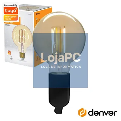 Lâmpada E27 Dimável Filamento 4.9W LED WIFI TUYA DENVER