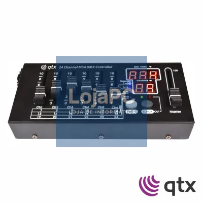 Controlador DMX 24 Canais Compacto QTX