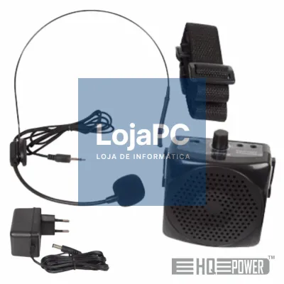 SISTEMA PA PORTÁTIL 5W AUX/BAT C/ MIC HQ POWER