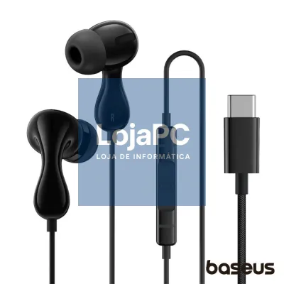 Auscultadores Stereo C/ Fios E Microfone Encok CZ20 BASEUS