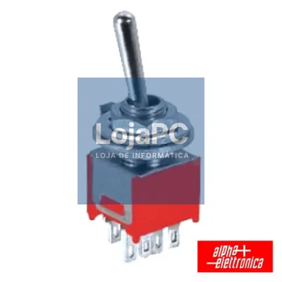 INTERRUPTOR ALAVANCA MINIATURA ON-OFF-ON PAINEL