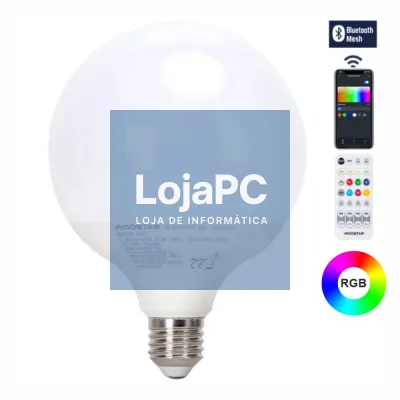 Lâmpada E27 G120 4.9W 230V RGB CCT 500lm Bluetooth