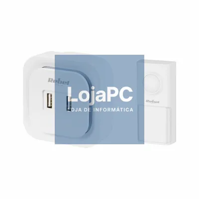 Campainha S/ Fios C/ 1 Receptor 2x USB-A 230V 150m REBEL