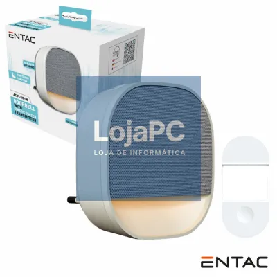 Campainha S/ Fios C/ 1 Receptor 300m IP44 ENTAC