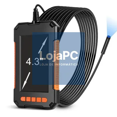 Câmara Endoscópica C/ LCD 4.3" FHD C/ Bateria IP67 5M