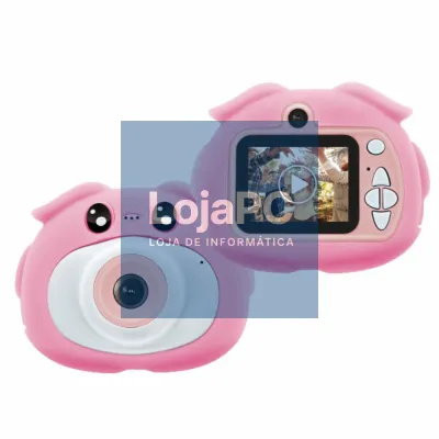 Câmara Digital Rosa P/ Crianças