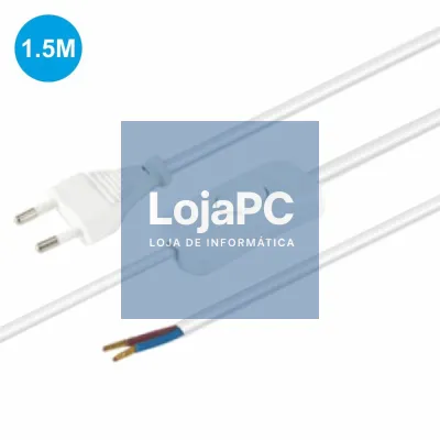 INTERRUPTOR PASSAGEM BIPOLAR C/ CABO 2M + FICHA BR. EDH