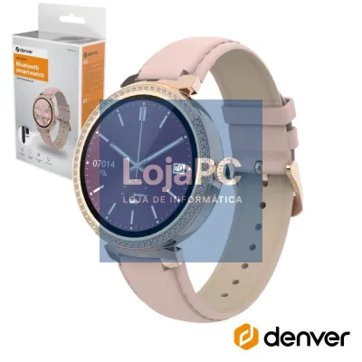 SmartWatch Multifunções P/ Android IOS IP67 Rosa DENVER