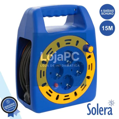 EXTENSÃO TOMADA ELÉTRICA C/ 4 SAÍDAS 15M SOLERA