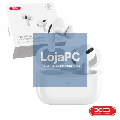 Auriculares Earbuds TWS ANC+ENC Bluetooth 5.3 Branco XO