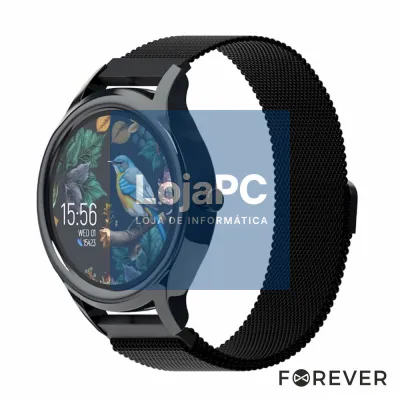 SmartWatch P/ Android iOS Preto ForeVive3 Preto FOREVER