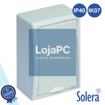 CAIXA DISTRIBUIÇÃO ELÉTRICA 4 ELEMENTOS IP40 IK07 SOLERA