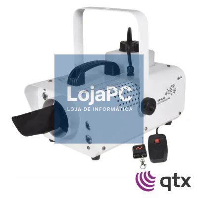 Máquina de Neve 800W Com LEDs RGB e Comando S/ Fios QTX