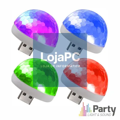Conjunto de 4 AstroRGB USB PARTY