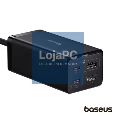 Carregador de Mesa GaN5 PRO 1xUSB-A/2xUSB-C/1xHDMI BASEUS