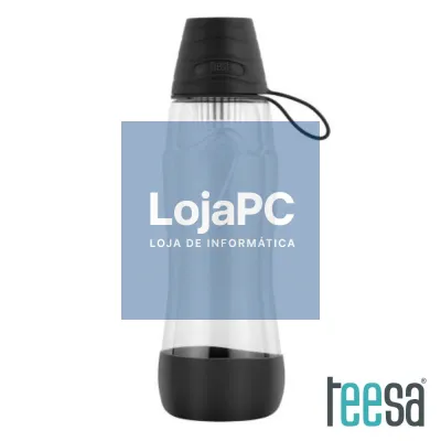 Garrafa C/ Filtro 550ml Preta TEESA