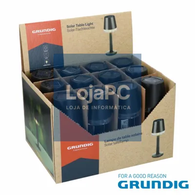 Candeeiro de mesa LED Ø8X21,3cm 12x GRUNDIG