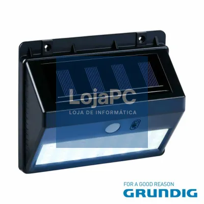 Aplique LED Solar C/ Sensor Movimento PIR GRUNDIG