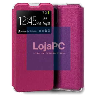COOL Flip Cover for Samsung A037 Galaxy A03s Smooth Pink