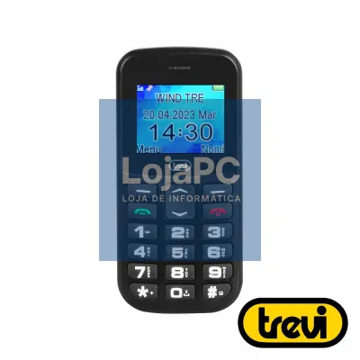 Telemóvel P/ Séniores 1.77" SOS Preto TREVI