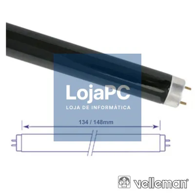LÂMPADA TUBULAR 4W 230V FLUORESCENTE UV VELLEMAN