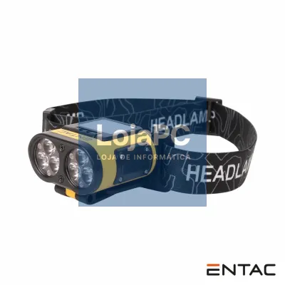 Lanterna de Cabeça 5W LED 300lm IPX4 ENTAC