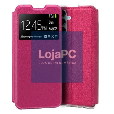 COOL Flip Cover for Samsung A145 Galaxy A14 / A14 5G Smooth Pink