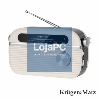Rádio FM Portátil Bluetooth KRUGERMATZ