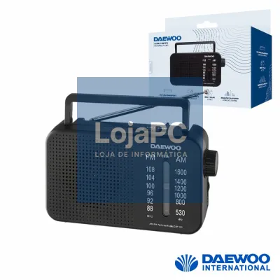 Rádio AM/FM Portátil AC/DC DAEWOO