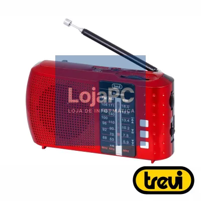 Rádio Portátil AM/FM/SW BT/Micro SD/ USB TREVI