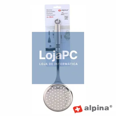 Escumadeira de Aço Inoxidável 36cm ALPINA