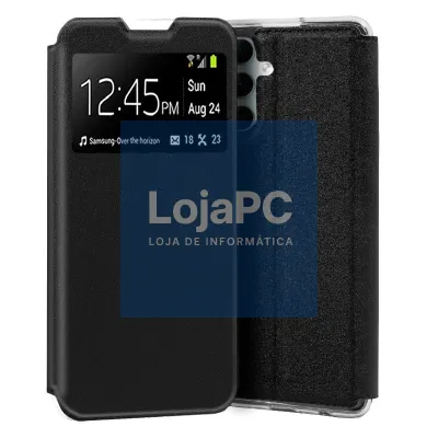 COOL Flip Cover for Samsung A346 Galaxy A34 5G Smooth Black