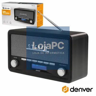 Rádio AM/FM/Bluetooth/ Mp3/Aux Vintage DENVER