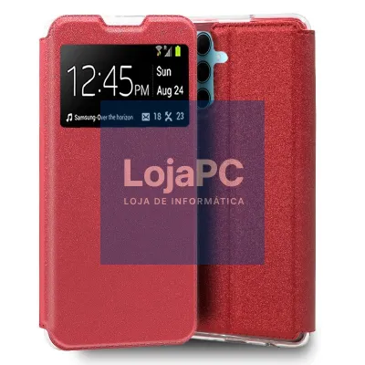 COOL Flip Cover for Samsung A356 Galaxy A35 5G Smooth Red